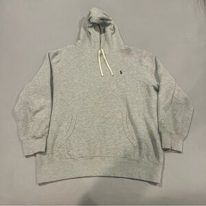 Mens Ralph Lauren Polo Heavyweight Grey Hooded Sweatshirt- XL